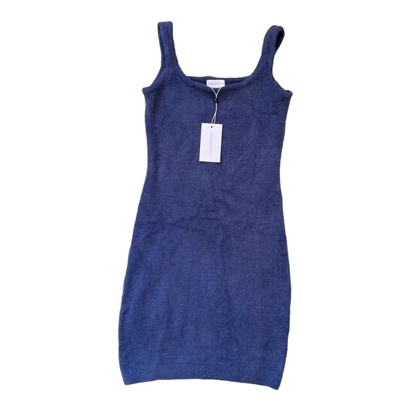 Lovers + Friends x Revolve Ashley Knit Chenille Mini Dress in Dark Blue - Picture 7 of 11
